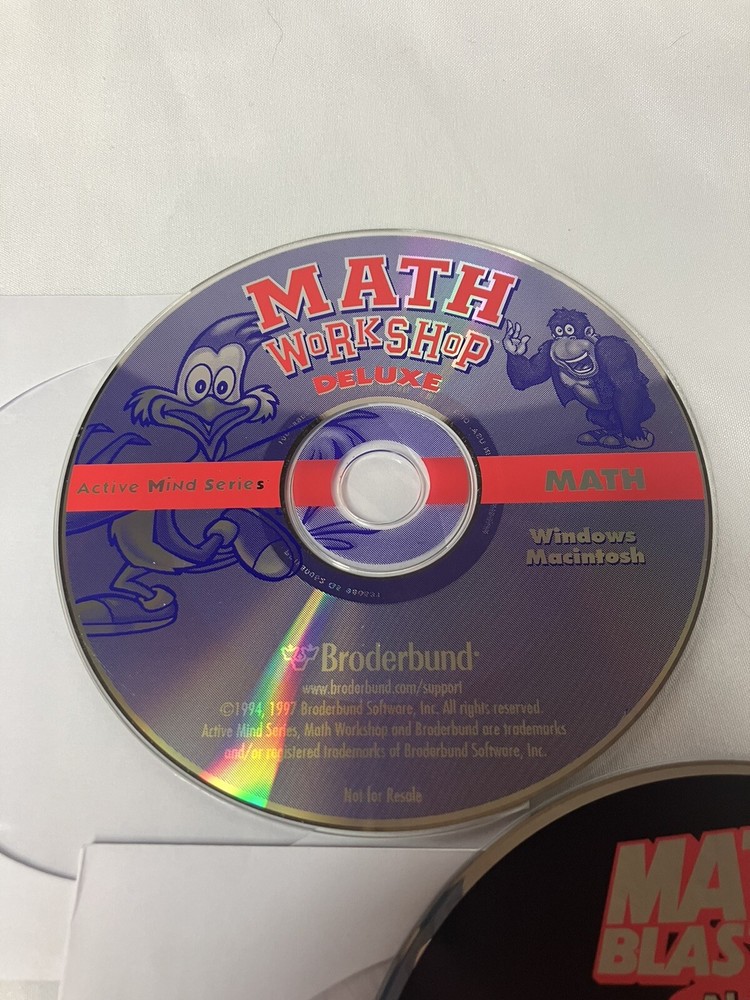 Davidson MATH BLASTER Pre-Algebra & Word Problems PC CD-ROM. Windows 95 PC