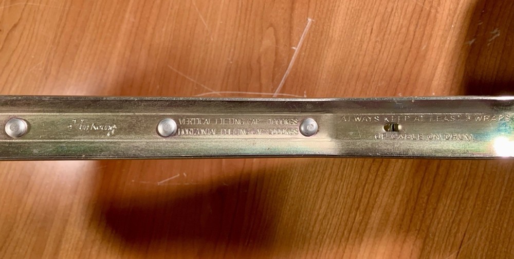 Dun Huang Hand Winch Puller Comealong 1-Ton Lift 2-Ton Pull