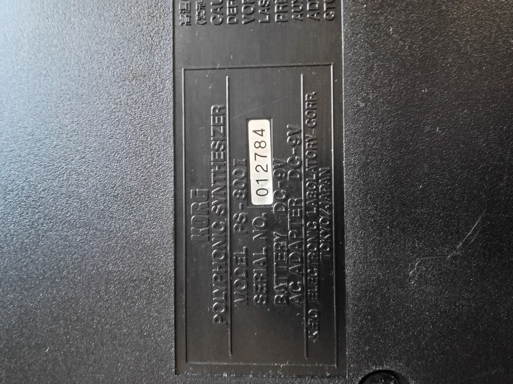 Vintage Korg Poly-800 II Synth W/Additive Square Waveform