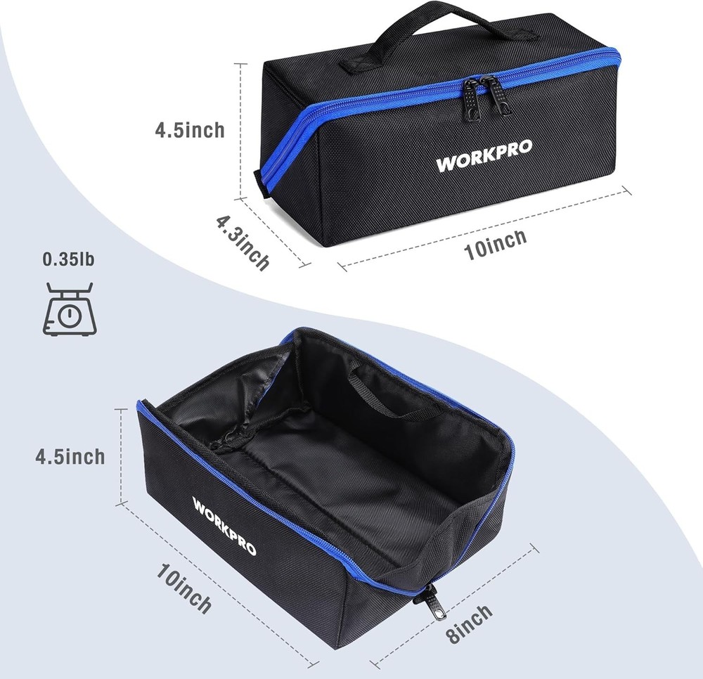 Versatile 10-Inch Tool Storage Bag - Perfect for Organizing Tools & More