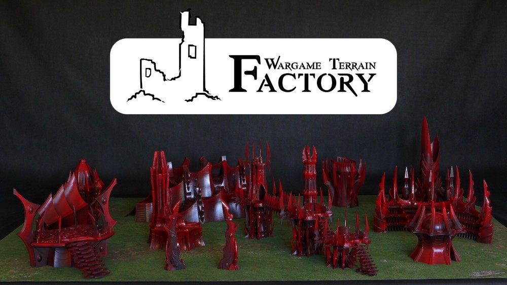 Dark Eldar Terrain Set  (pics in auction description)