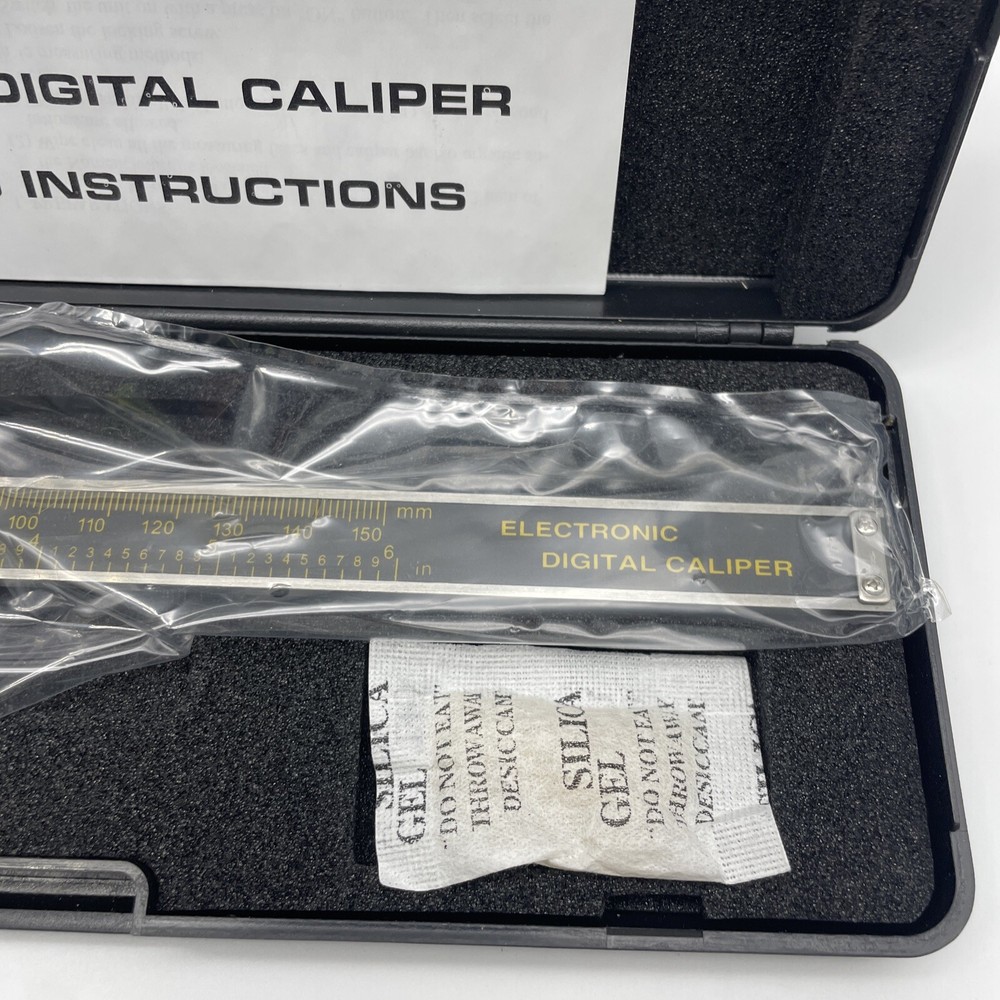 CEN-TECH 6" DIGITAL CALIPER 47257 Working New