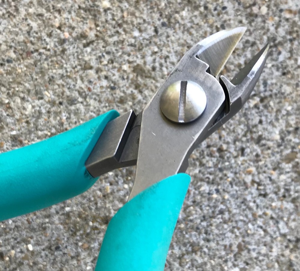 Weller Erem Swiss 2422E diagonal side wire cutter, cuts