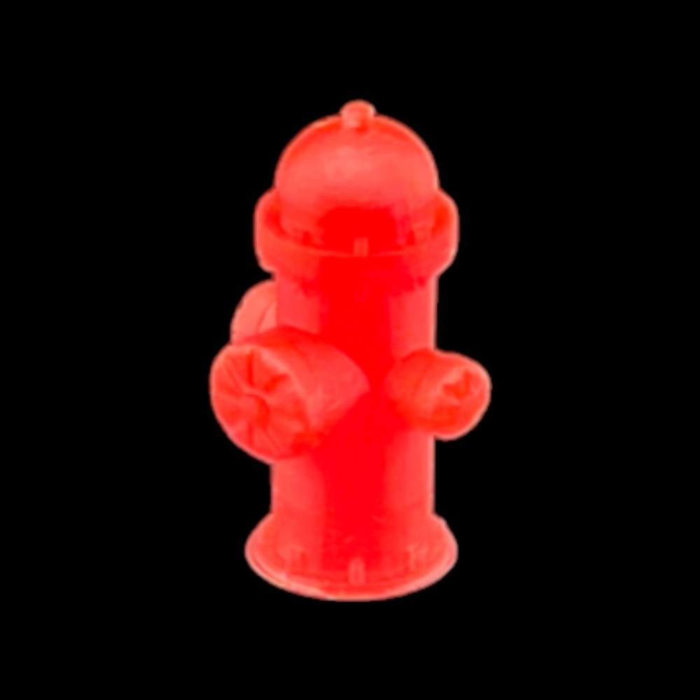 Fire Hydrants - Style 2 (5pk) - N Scale 1:160 - Red