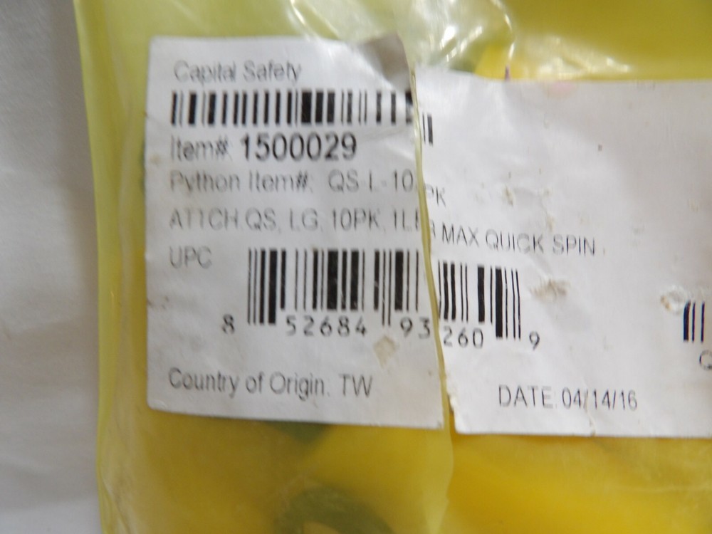 Python Safety #1500029 Large Quick Spin Adaptor for up to 1 lb Tool (Pkg of 10)