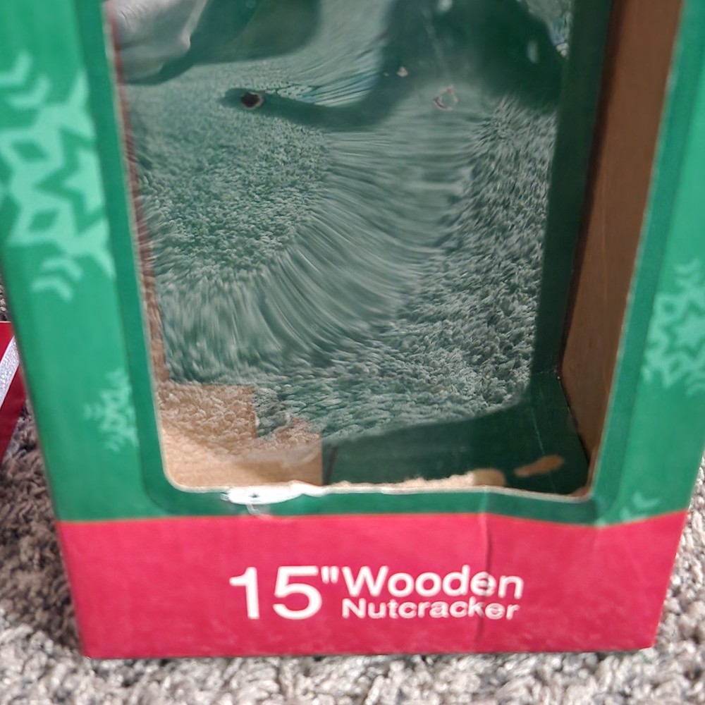 Kurt S. Adler 15" Wooden Nutcracker In Box