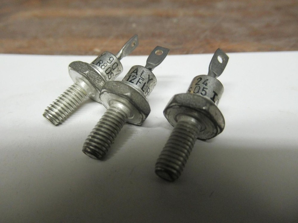 (3) VISHAY INTERTECHNOLOGY 12FLR80S05 GENERAL PURPOSE RECTIFIER DIODE STUDS
