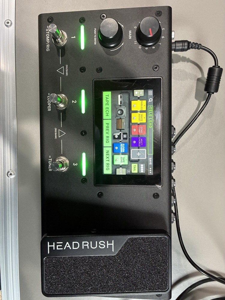 Headrush MX5 Guitar Multi-Effects Processor Touch Screen Display w/ Pwr Cord