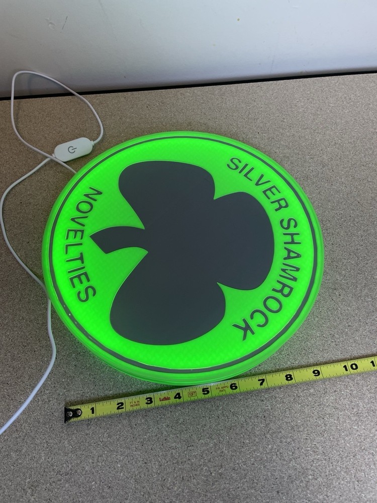 halloween light box sign