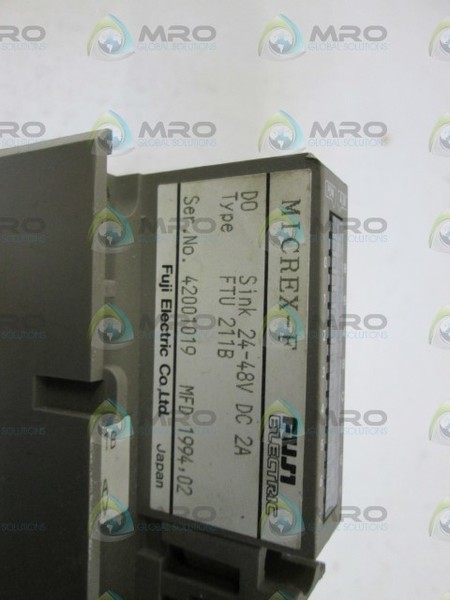 FUJI ELECTRIC OUTPUT MODULE (AS PICTURED) FTU 211B UNMP