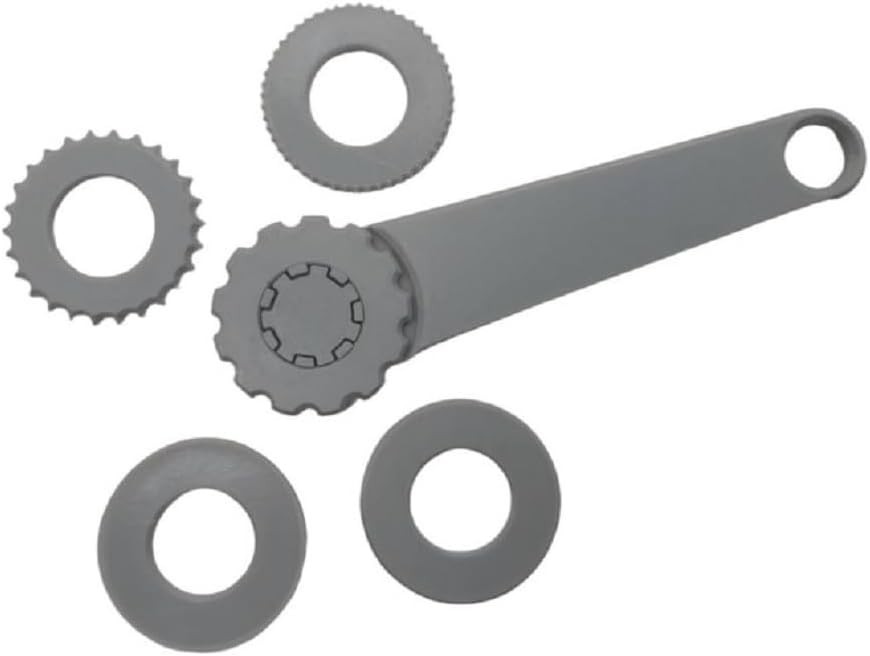 Multi-Pattern Cardboard Box Perforating Tool Set Gray 5 Interchangeable Embos...