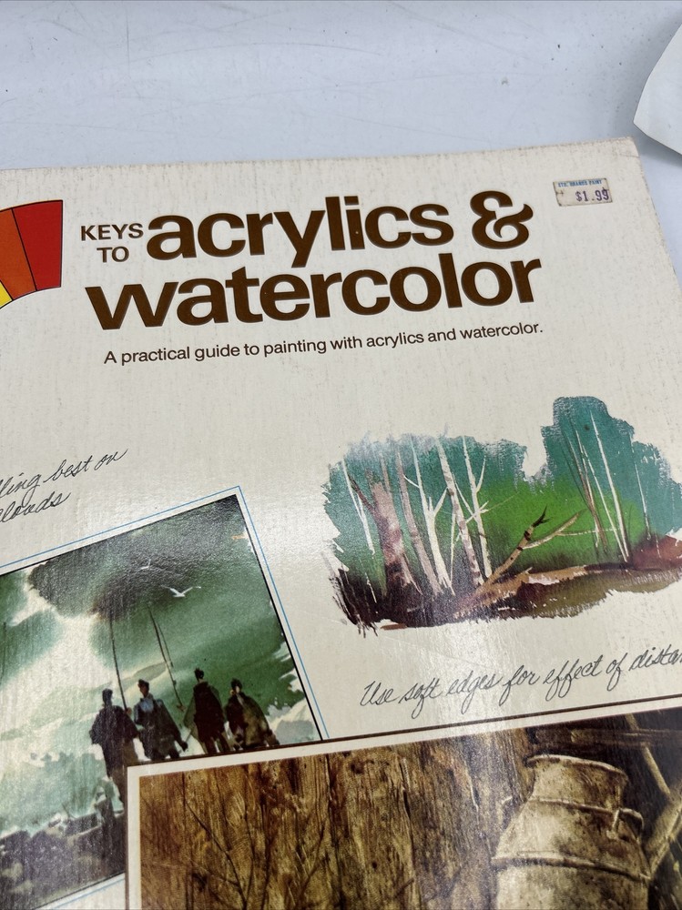 Skylight Studio Keys Acrylic Painting Drawing Sketching Instruction Book
