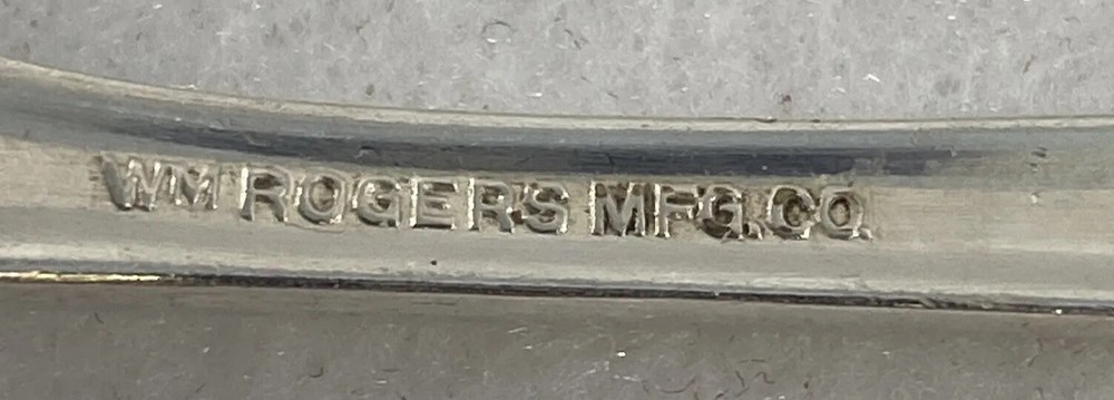 Wm Rogers Mfg Original Rogers Lady Ann Silver Plated Teaspoon
