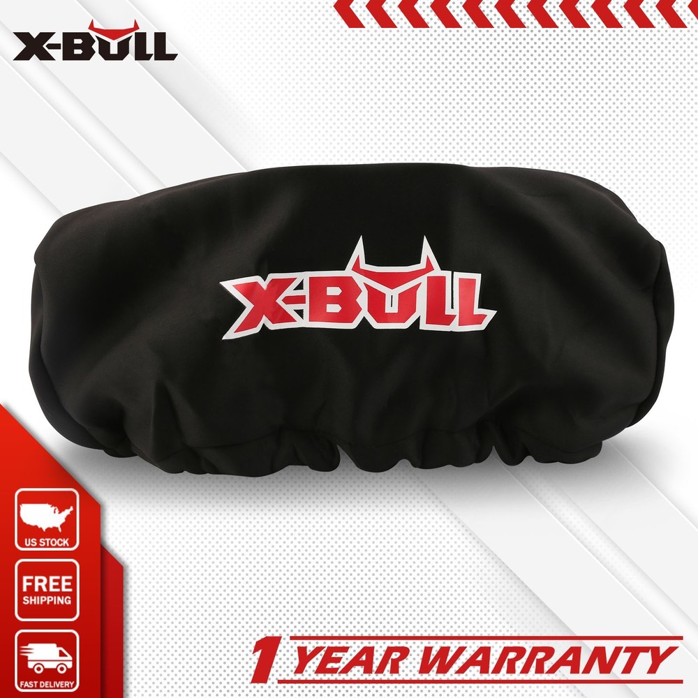X-BULL Winch Cover Waterproof Soft Dust Neoprene Fits 9500-14500lb Universal 4WD