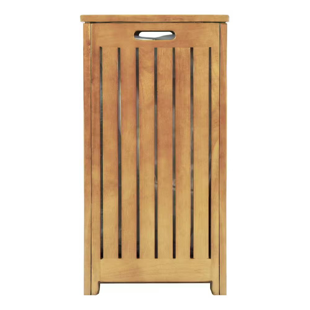 Spa-Style Bamboo Laundry Hamper