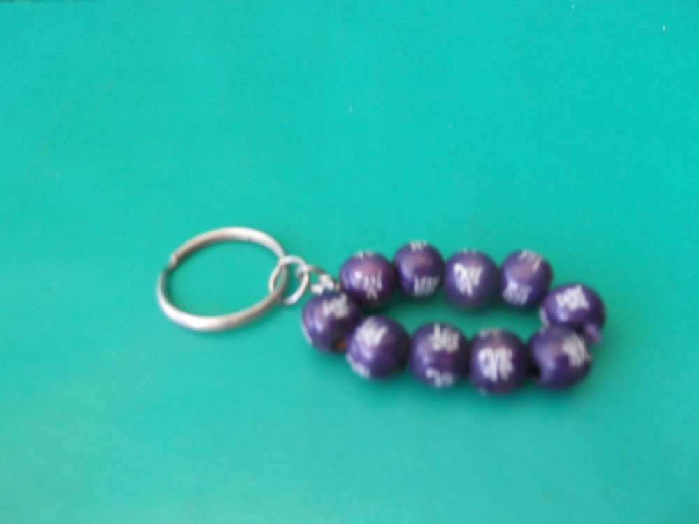 Purple Chinese Beads 1"in** diameter