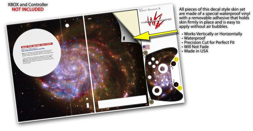 Skins XBOX Series S Console Controller Hubble Images - Spitzer Hubble Chandra