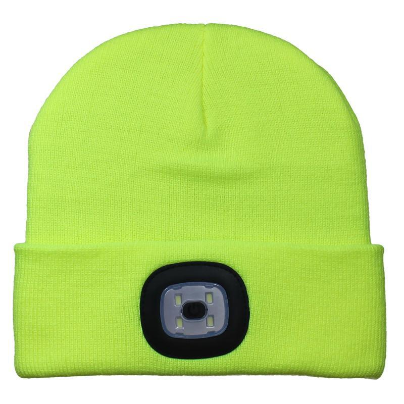 Eclipse 902-596 120 lumens LED Light-Up Beanie Hat - Yellow