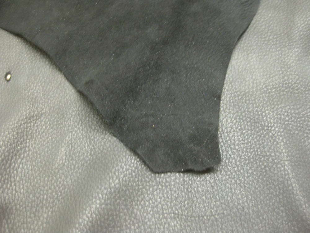 Black Top Grain Deer Leather #0009732 ROW 73