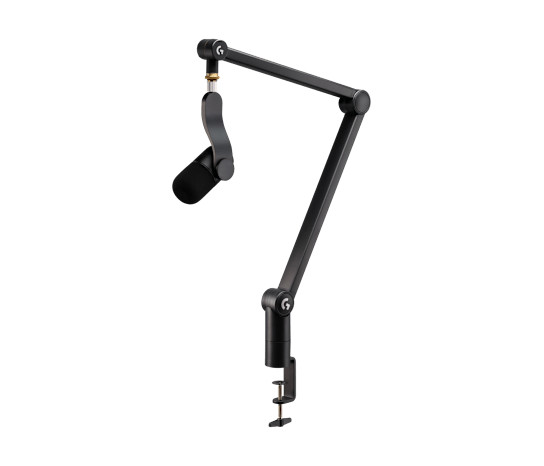 LOGITECH YETICASTER GX BUNDLE GX DYNAMIC MICROPHONE COMPASS BOOM ARM - BLACK