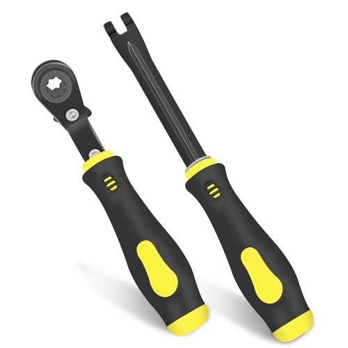 2 PCS Slack Adjuster Tools, Brake Adjustment for Semi, Fork End Release and