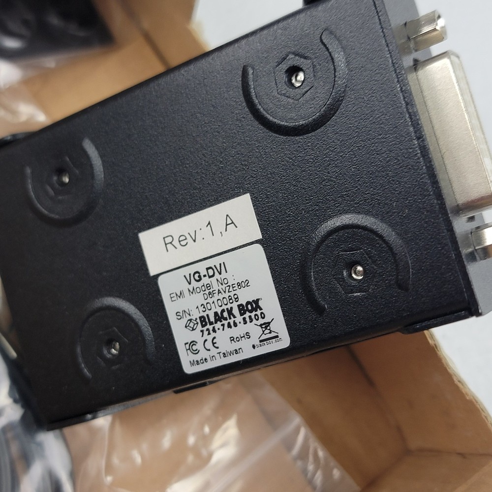Black Box DVI-D EDID Ghost