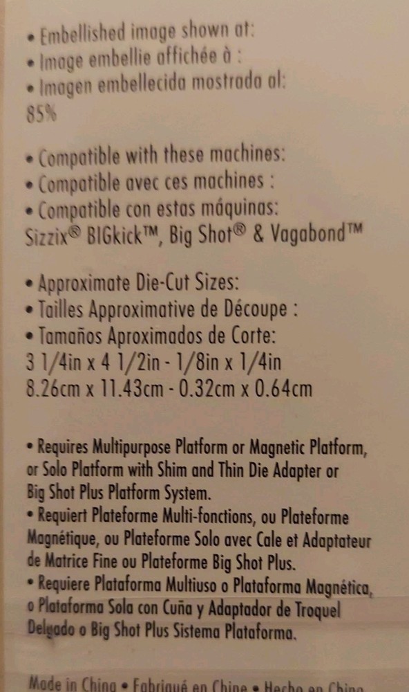 Sizzix Thinlits Retro Oven by Jim Holtz 12 dies Ellison Scrapbooking 665558