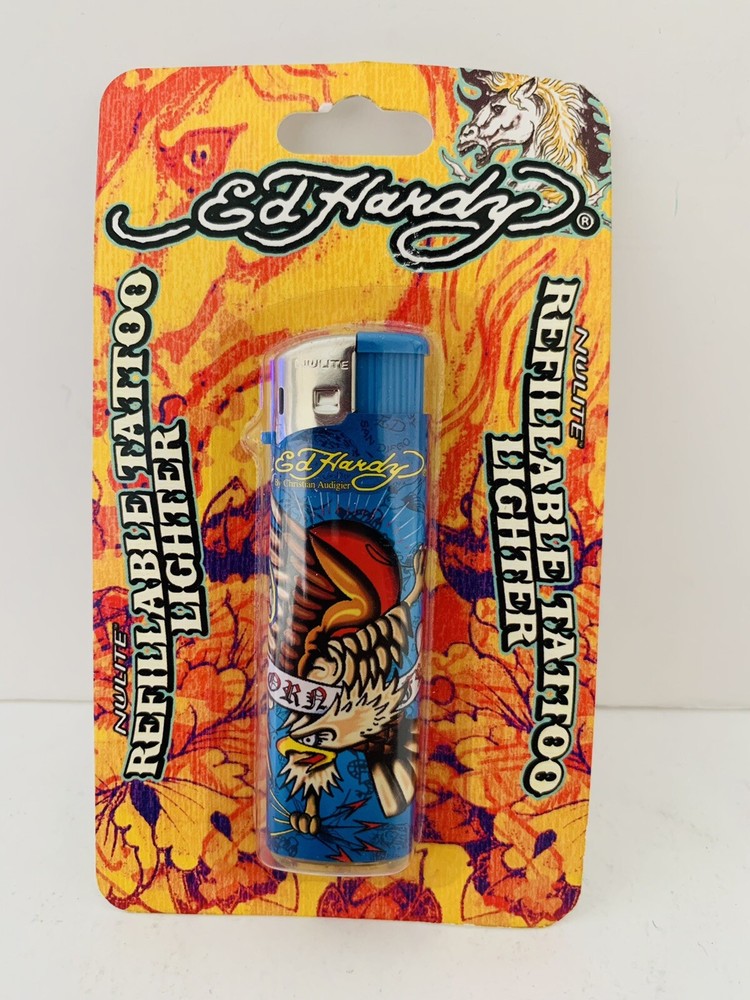 Ed Hardy Refillable Tattoo Lighter *Eagle Theme and Design*