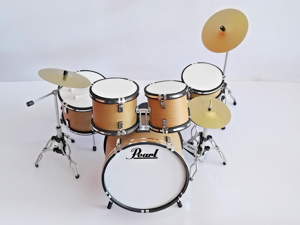 Miniature Drum Set Pearl Mini Replica Drum Kit 1/6