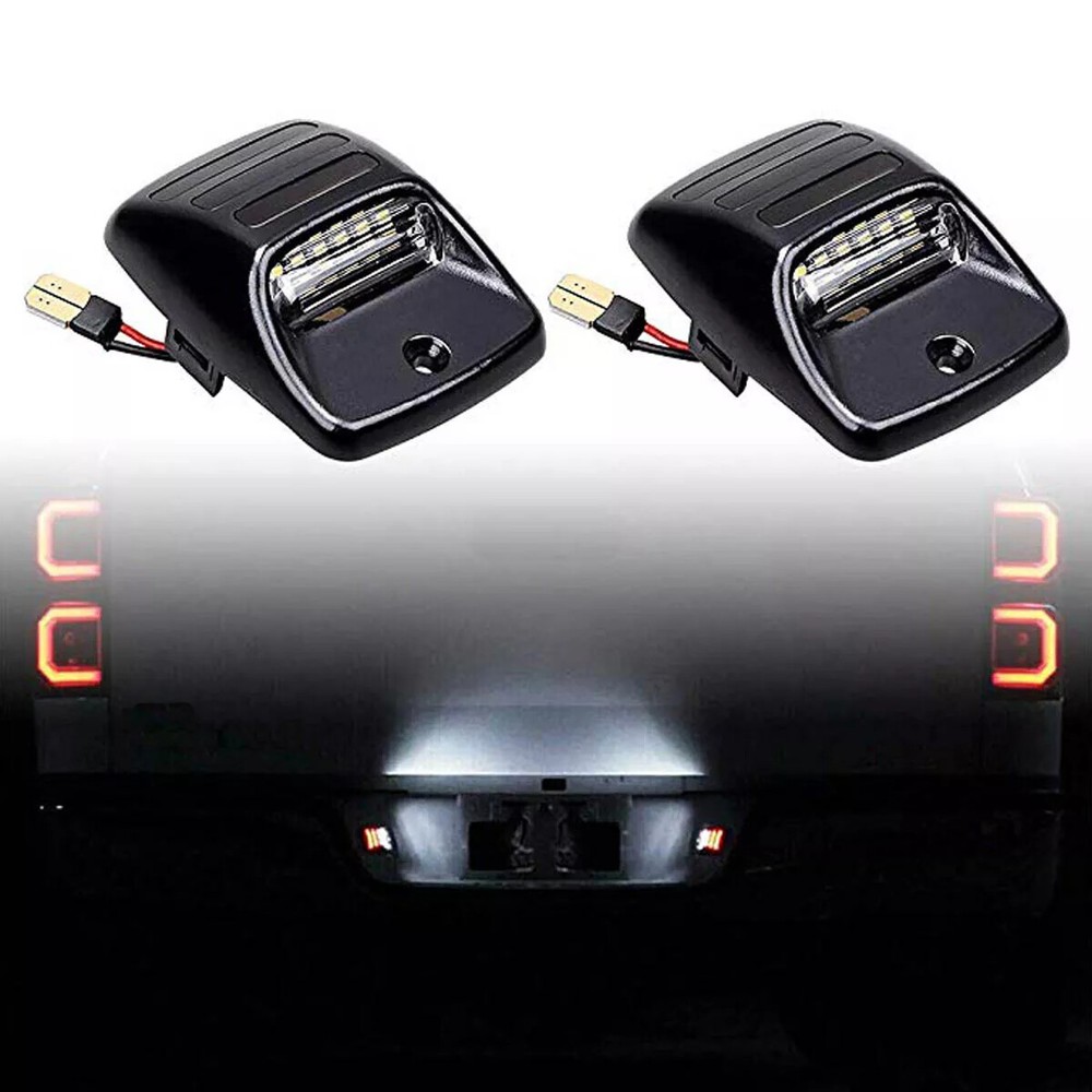 2X LED License Plate Light Tag Lamp For Toyota Tundra 2000-2013 Tacoma 2005-2015