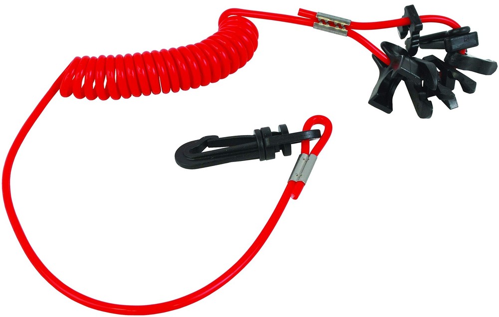 Attwood 7591-6 Universal Boat Kill Switch Key Set for Johnson, One Size, Red