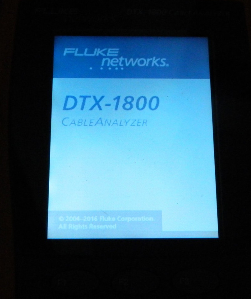 Fluke DTX-1800 Cable Analyzer with Remote Unit