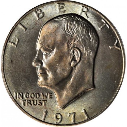 1971 Eisenhower Dollar – Circulated Condition