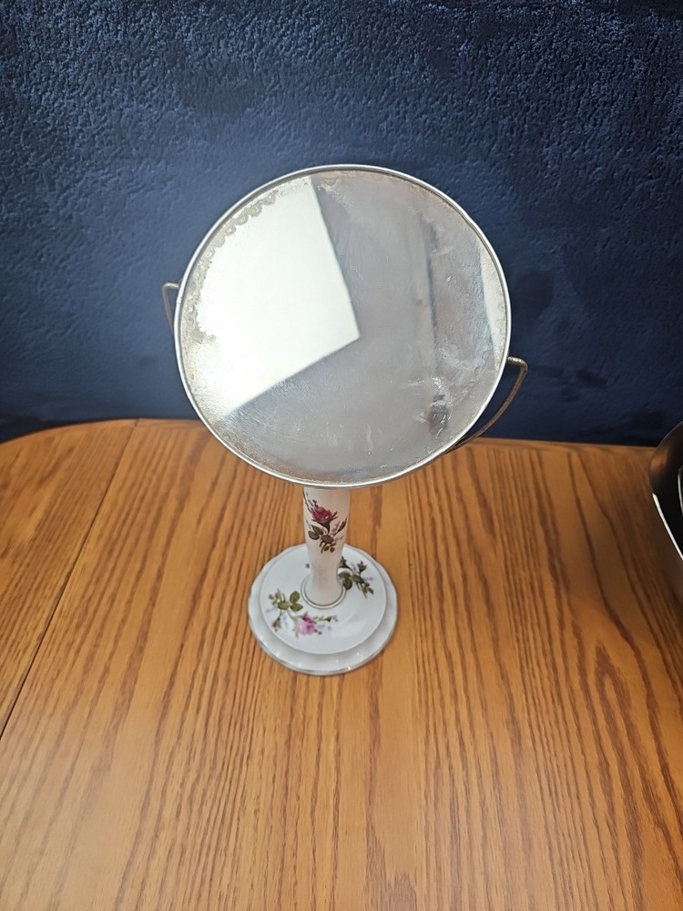 Vintage Rose Vanity Mirror Double Sided