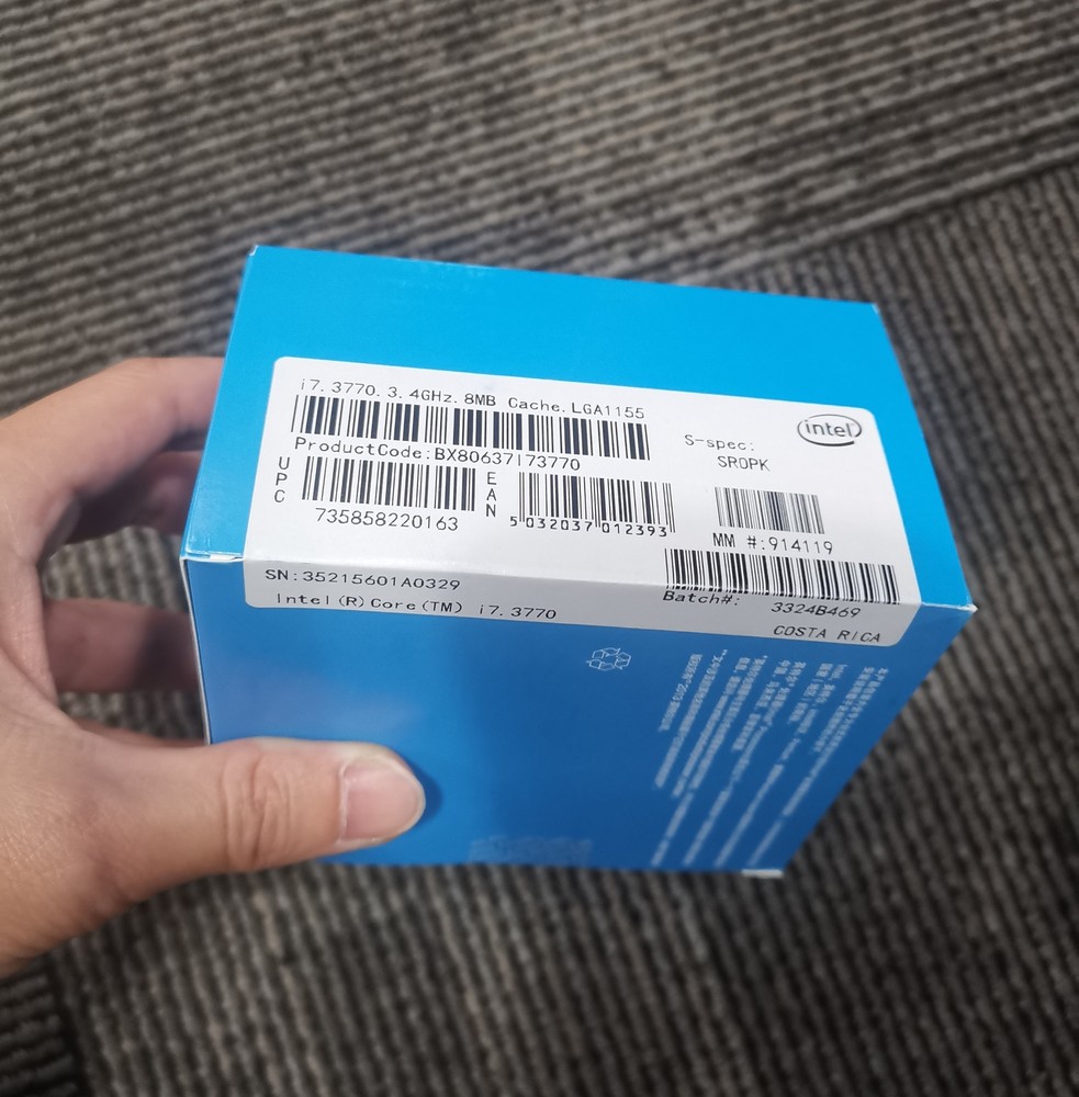 New Intel Core i7-3770 SR0PK 3.40GHz 8MB Quad Core Socket LGA1155 CPU Processor