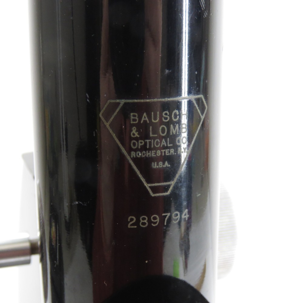 Vintage Black Bausch & Lomb Optical Co. #289794 Microscope
