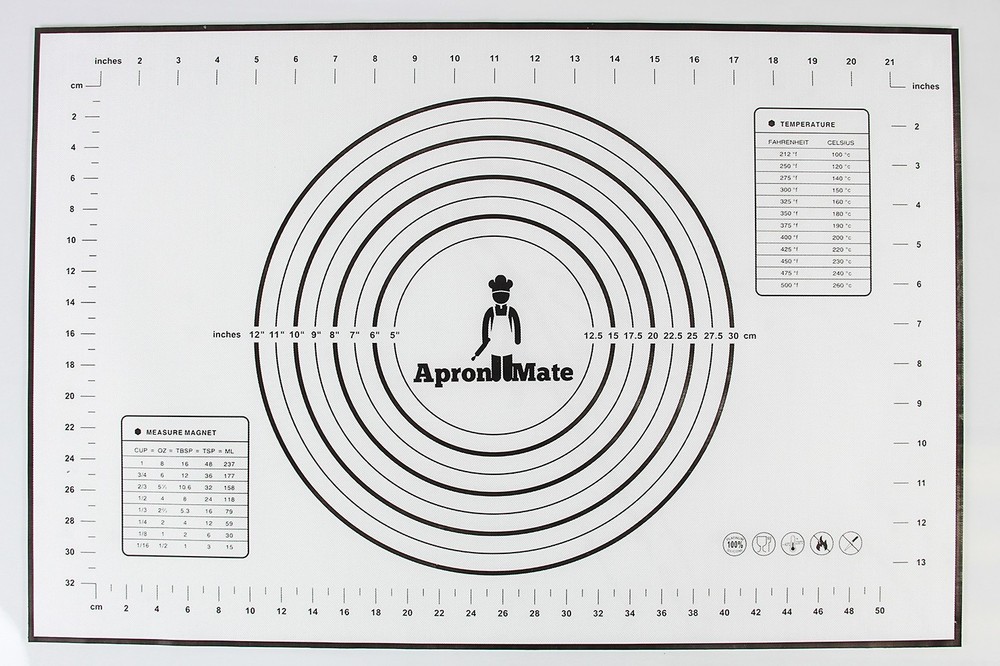 ***NEW BAKING Mat Silicone Tableware Nonstick Oven Baking Cookie Sheet Tray USA