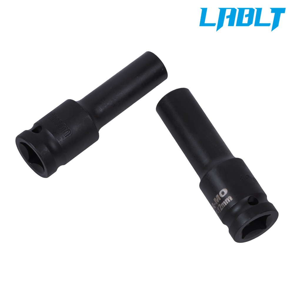 LABLT 1/2 Inch Drive Deep Impact Socket Tool Set Metric Garage Workshop Tools