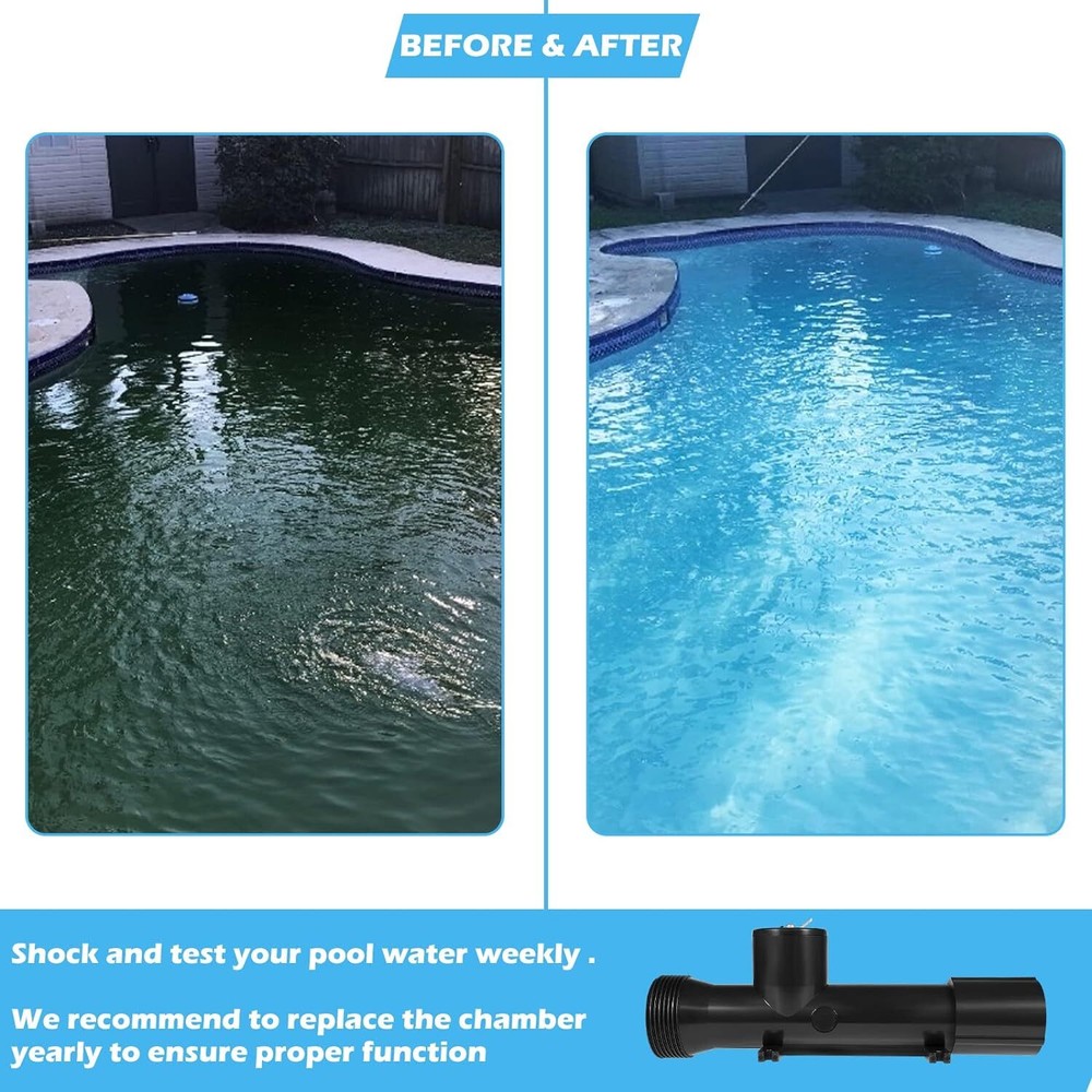 4CH4002R Pool Ionizer/Swimming Pool Cleaner Replacement Chamber System