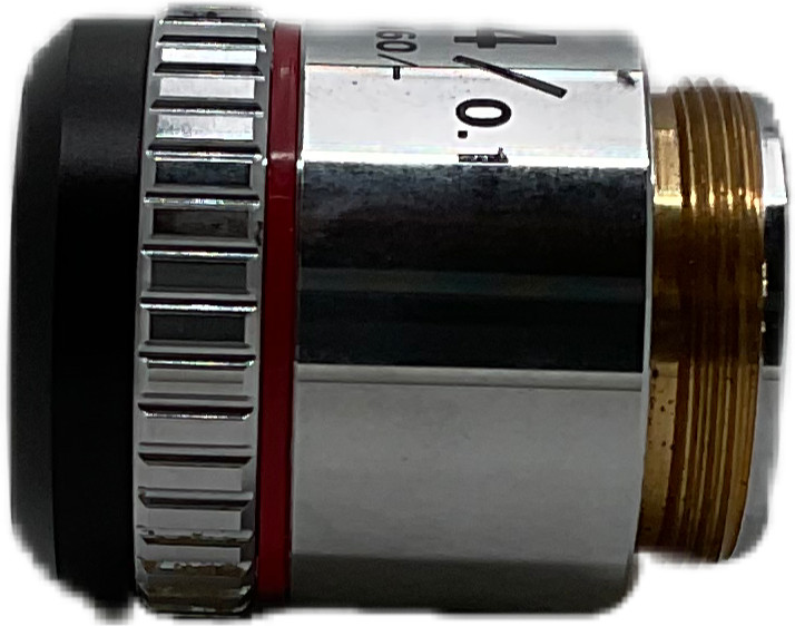 Nikon E Plan 4X/0.1 Microscope Objective Lens