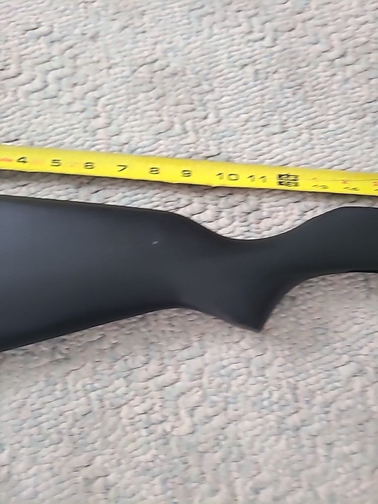 Knight Black Knight Muzzleloader Solid Black Stock With Buttpad Sling Swivels