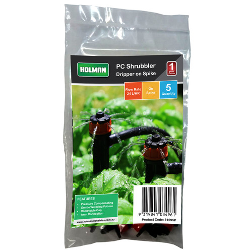 Holman Barbed Drip Irrigation - 5 Pack