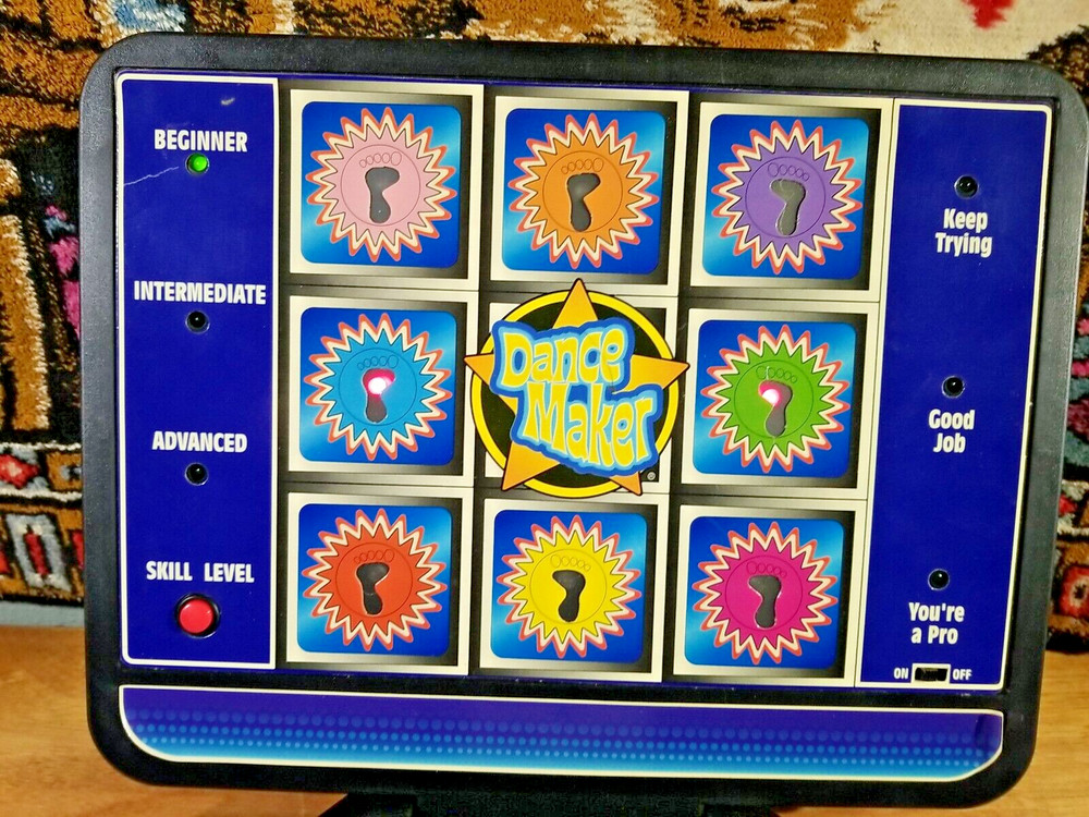 1999 Diva Dance Maker Electronic Dance Pad Game Works by Moose Mountain