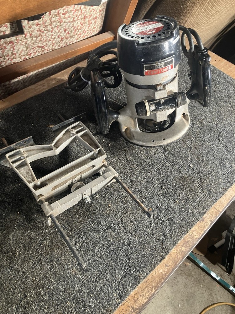 Craftsman Router with Mounting Base Plate