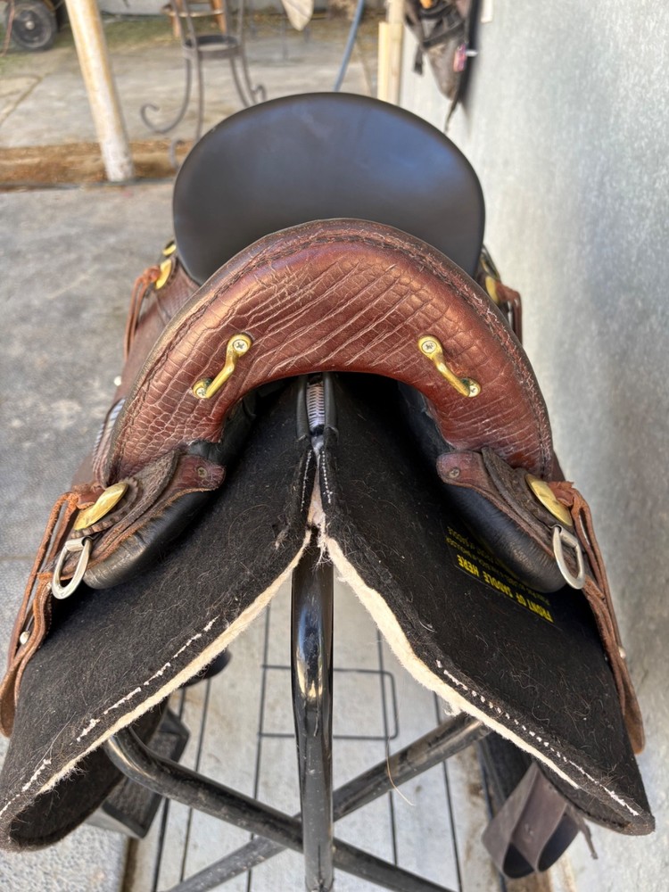 Len Brown Black Mesa Patriot Saddle & Protector Pad