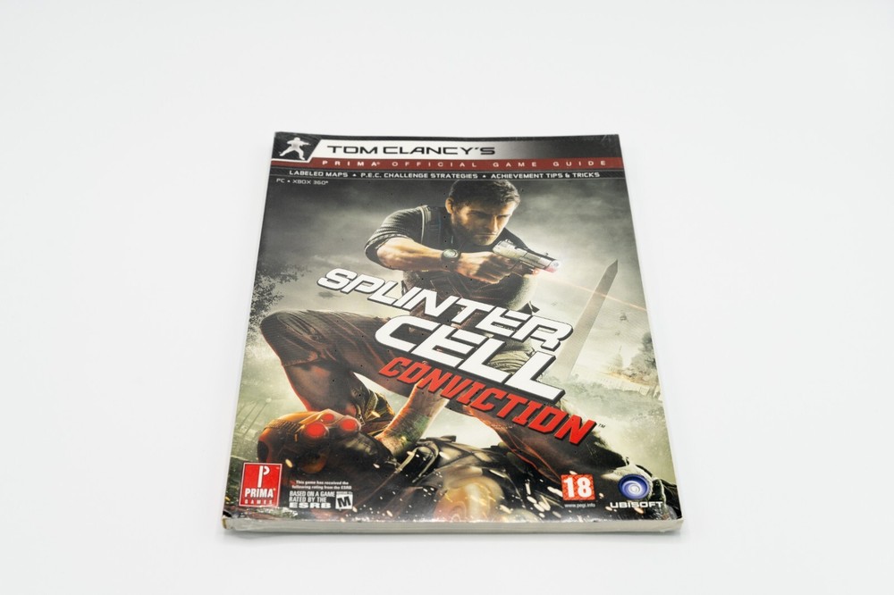 Tom Clancy's Splinter Cell Conviction Official Strategy Guide 2010 *New Sealed*