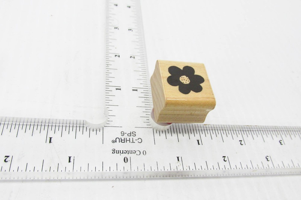 Flower Head Bulb Rubber Stamp - Stamp Set G54