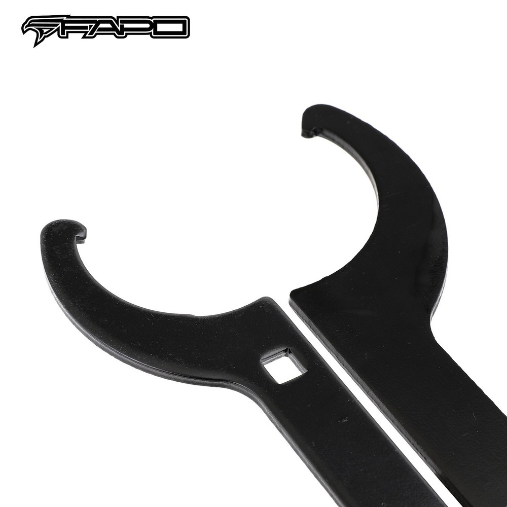 FAPO 2 PCS of Universal Coilover Adjustable Tool Spanner Wrench Black