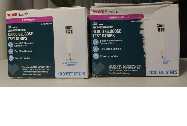 200 TRUE Metrix Diabetic Test Strips exp 05-2025
