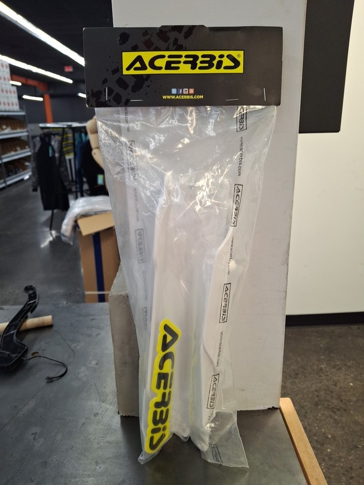 Acerbis - 2686006811 - Lower Fork Covers, White 20